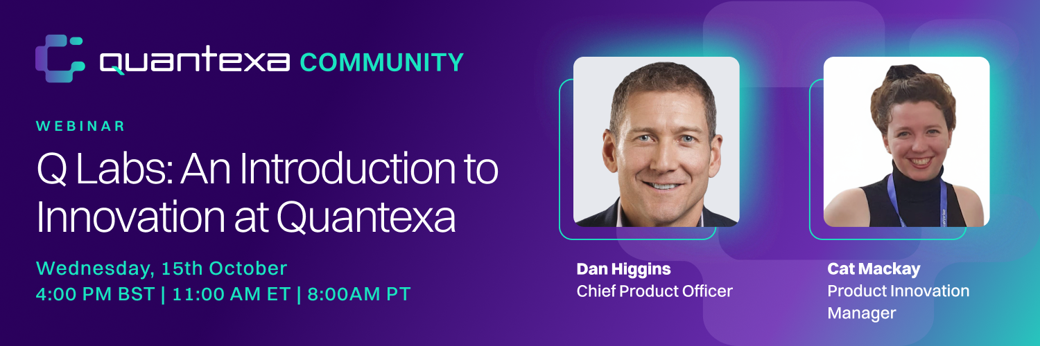 🎥Q Labs: An Introduction to Innovation at Quantexa (NA/ EMEA Friendly ...