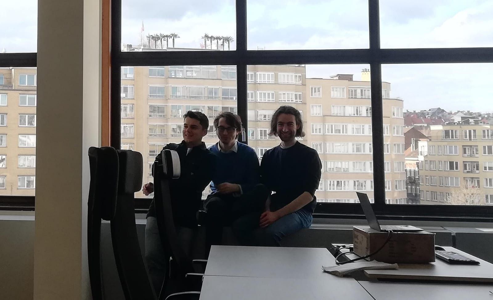 Enjoying the new Brussels office.jpg